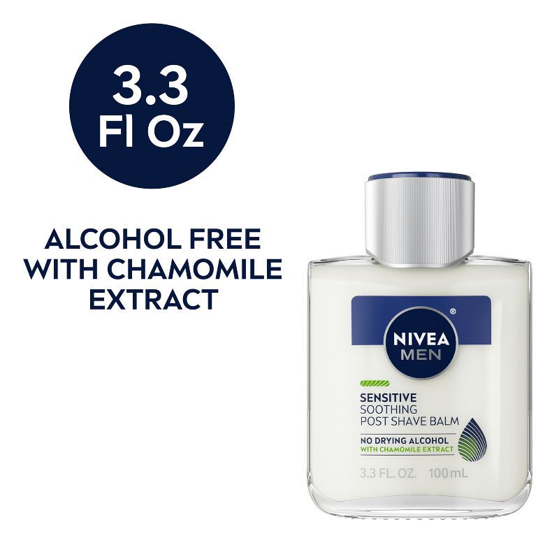 slide 2 of 12, NIVEA Men Soothing Post Shave Balm for Sensitive Skin - 3.3 fl oz, 3.3 fl oz
