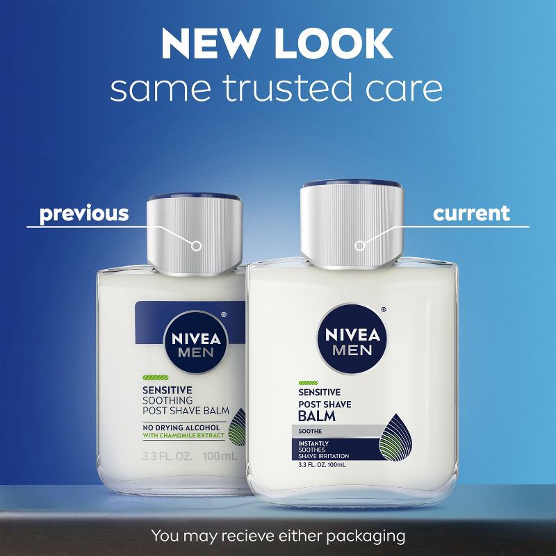 slide 3 of 12, NIVEA Men Soothing Post Shave Balm for Sensitive Skin - 3.3 fl oz, 3.3 fl oz