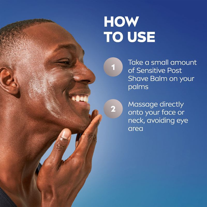 slide 9 of 12, NIVEA Men Soothing Post Shave Balm for Sensitive Skin - 3.3 fl oz, 3.3 fl oz