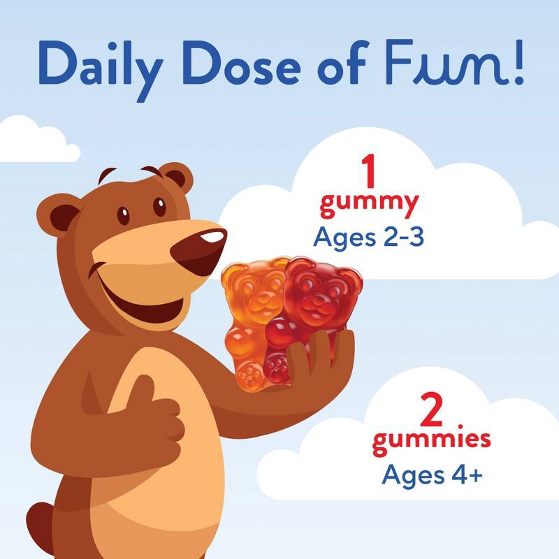 slide 6 of 10, L'il Critters Gummy Vites Complete Kids Multivitamin Gummy - Strawberry, Orange & Cherry - 190ct, 190 ct