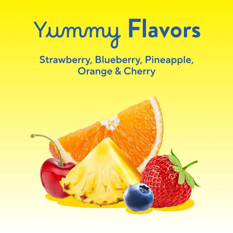 slide 7 of 10, L'il Critters Gummy Vites Complete Kids Multivitamin Gummy - Strawberry, Orange & Cherry - 190ct, 190 ct