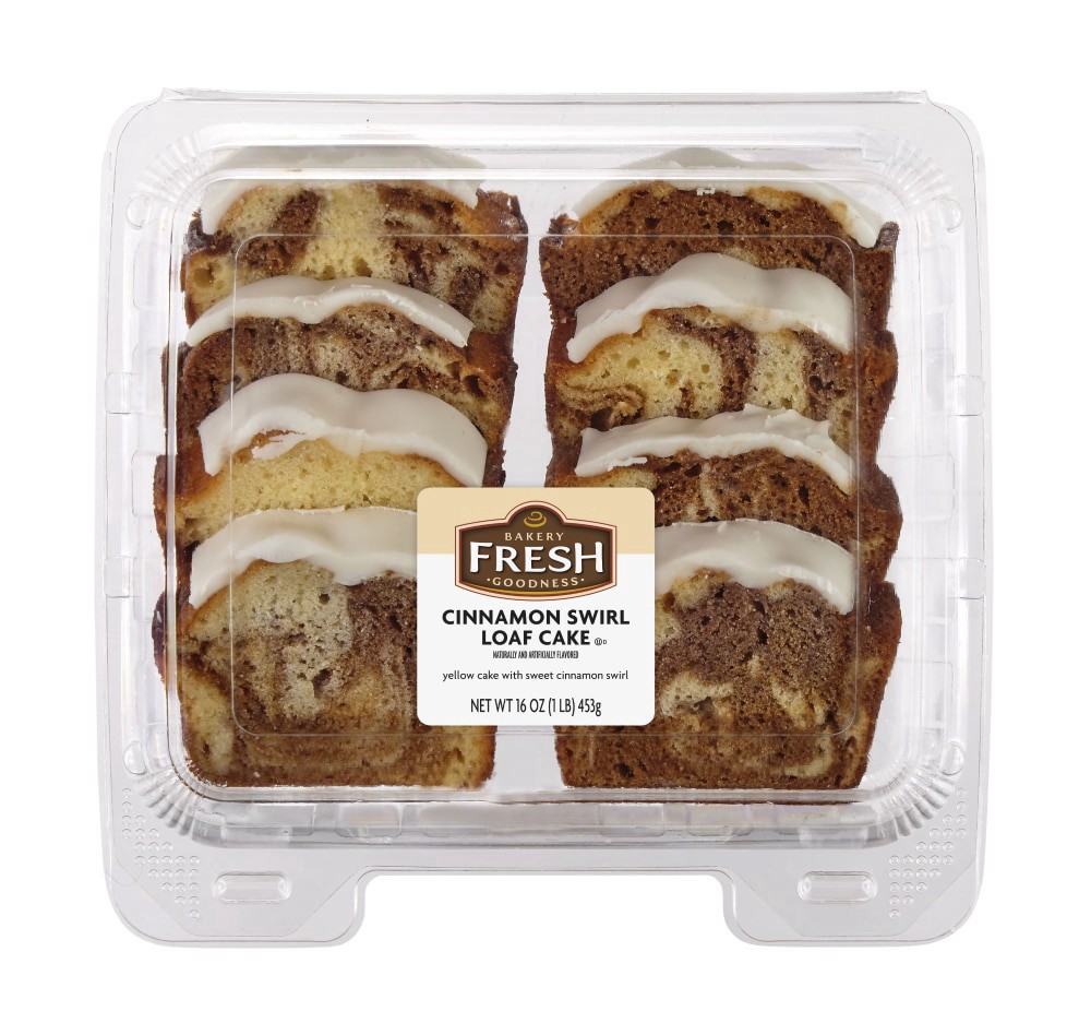 slide 2 of 2, Bakery Fresh Goodness Iced Sliced Cinnamon Swirl Loaf Cake, 16 oz