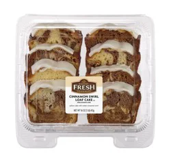 Bakery Fresh Goodness Iced Sliced Cinnamon Swirl Loaf Cake