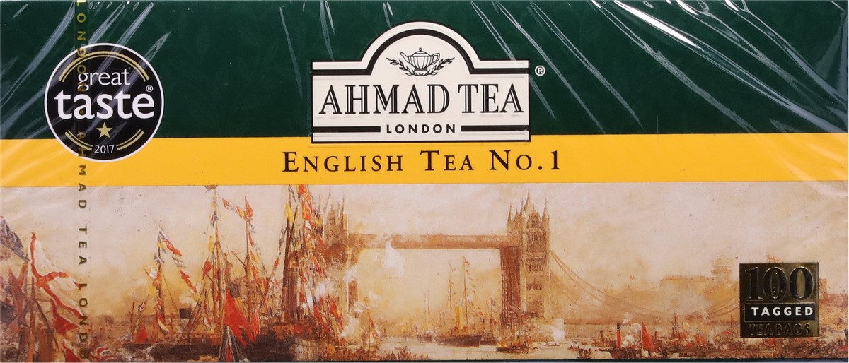 slide 9 of 11, Ahmad Tea No. 1 English Tea 100 Tea Bags - 100 ct, 100 ct
