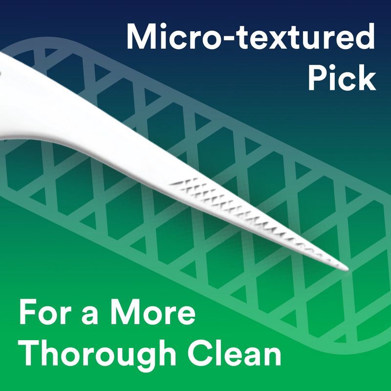 slide 6 of 9, DenTek Advanced Clean Floss Picks for Tight Teeth - Mouthwash Mint - 90ct, 90 ct