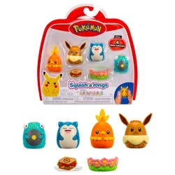 Squish-A-Longs Pokemon 4" Figure Pack