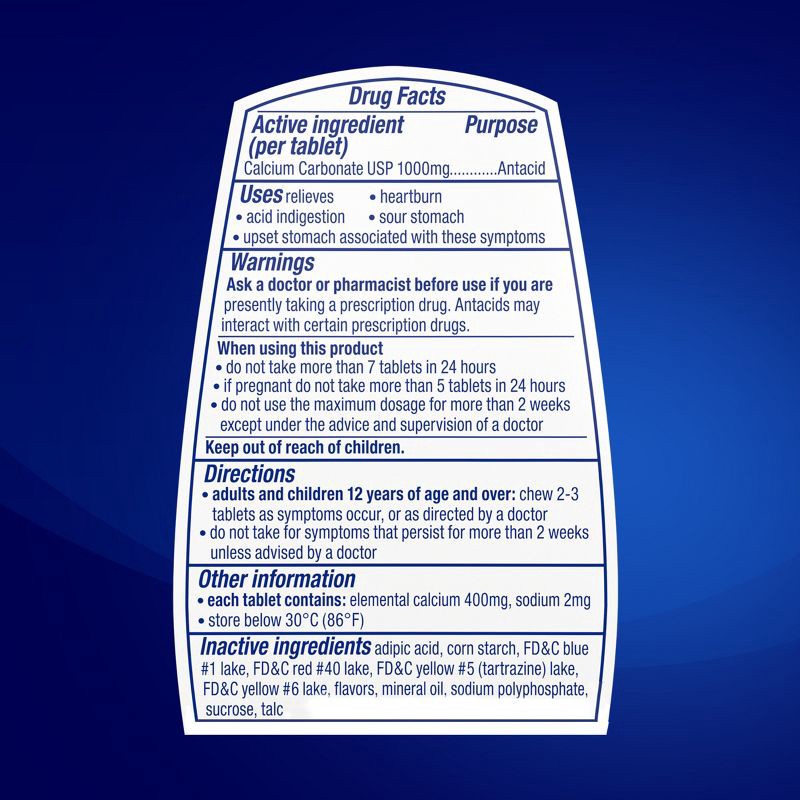 slide 12 of 12, Tums Ultra Strength Assorted Fruit Antacid Chewable Tablets - 72ct, 72 ct