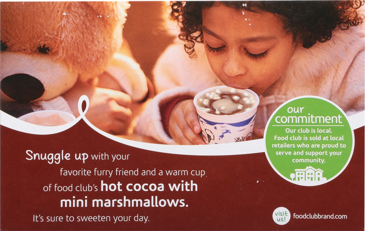 slide 13 of 14, Food Club Hot Cocoa Mix With Mini Marshmallows - 10 oz, 10 oz
