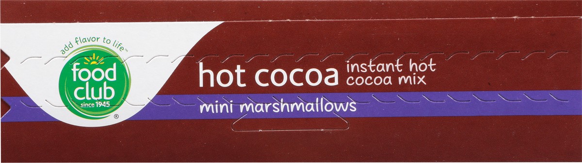 slide 11 of 14, Food Club Hot Cocoa Mix With Mini Marshmallows - 10 oz, 10 oz