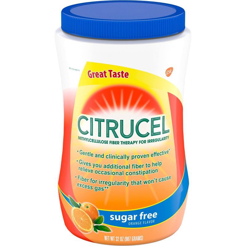 slide 1 of 1, Citrucel Sugar Free Fiber Therapy Powder - Orange - 32oz, 32 oz