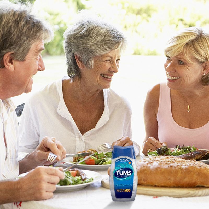 slide 2 of 13, Tums Ultra Strength Mint Antacid Chewable Tablets 160ct, 160 ct