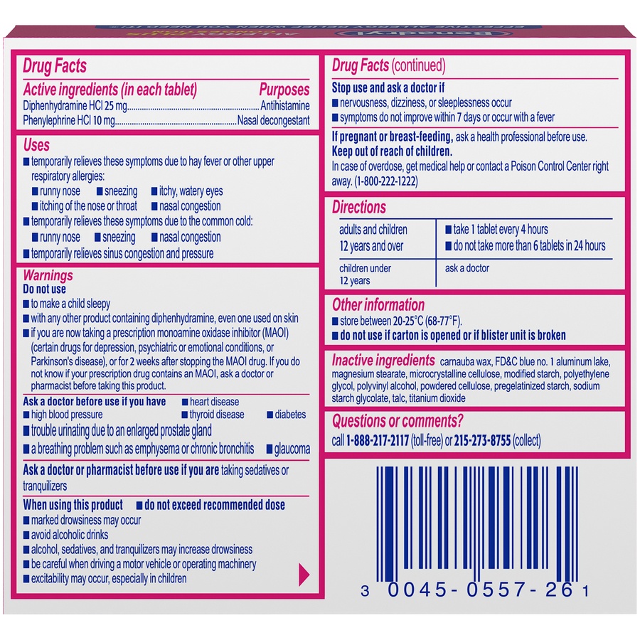 Benadryl Allergy Plus Congestion Ultratabs Allergy Medicine With benadryl-allergy-plus-congestion-ultratabs-allergy-medicine-with