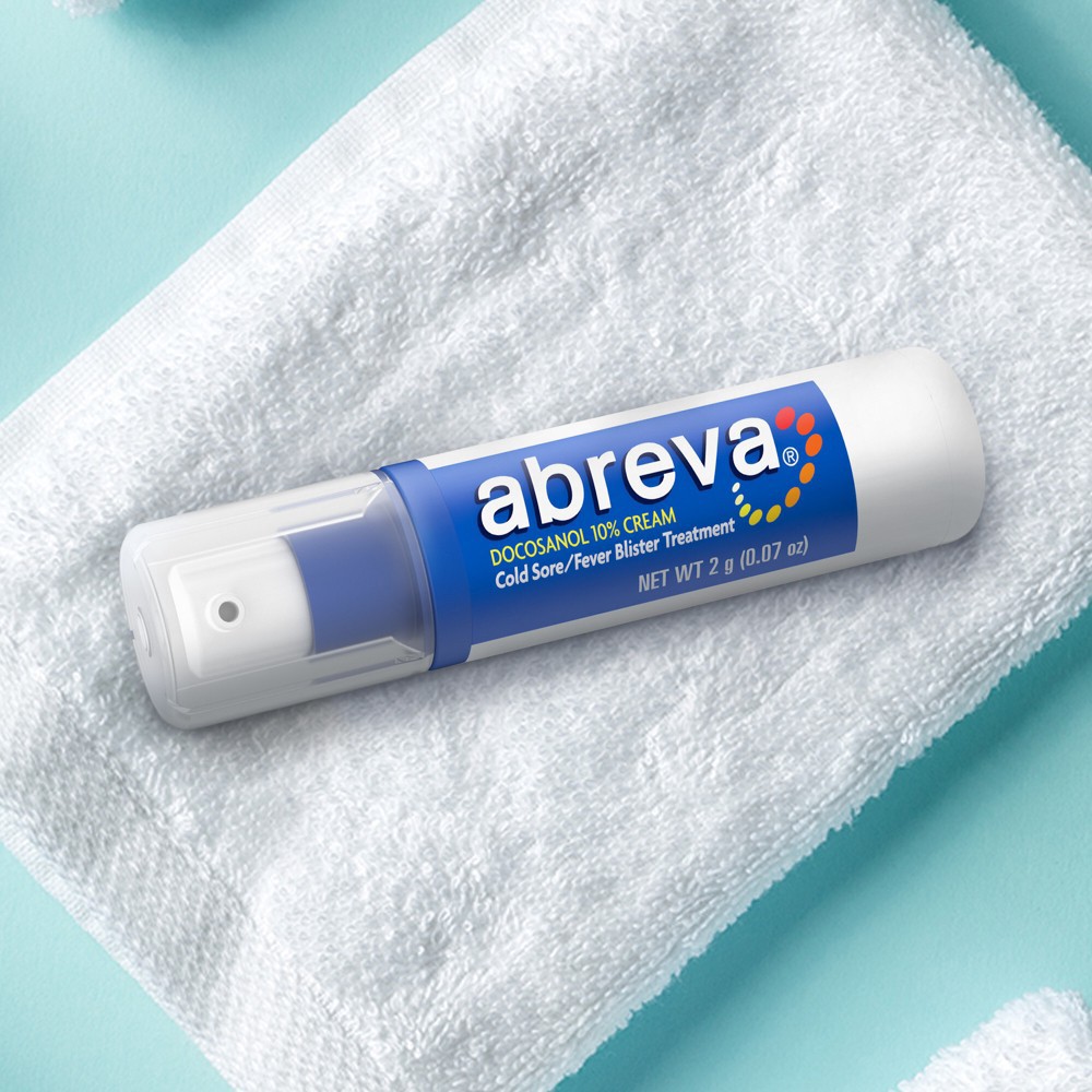 slide 2 of 11, Abreva 10% Docosanol Cold Sore Treatment, Treats Your Fever Blister in 2.5 Days - 0.07 oz Tube, 0.07 oz
