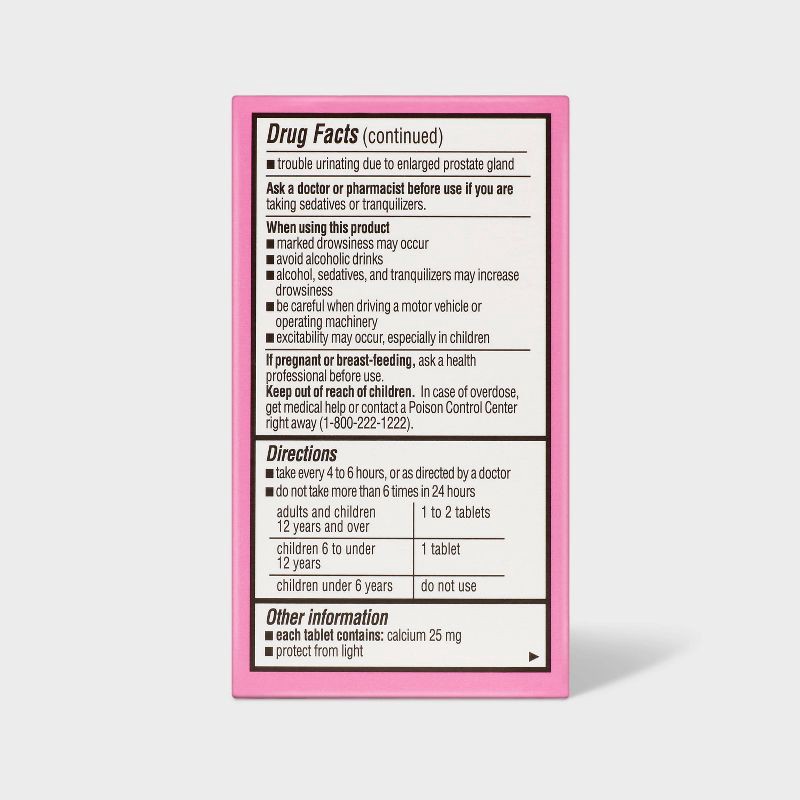 slide 3 of 3, Diphenhydramine HCI Allergy Relief Tablets - 100ct - up&up™, 100 ct