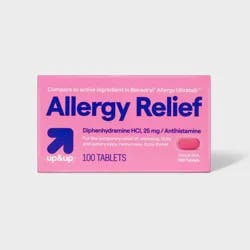Diphenhydramine HCI Allergy Relief Tablets - 100ct - up&up™