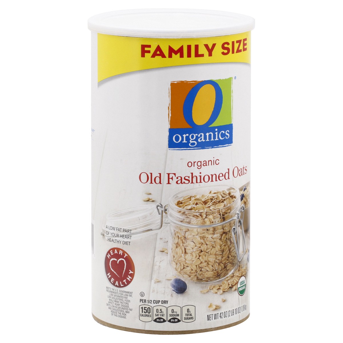 slide 2 of 9, O Orgnc Oatmeal Old Fashion Family Size, 
