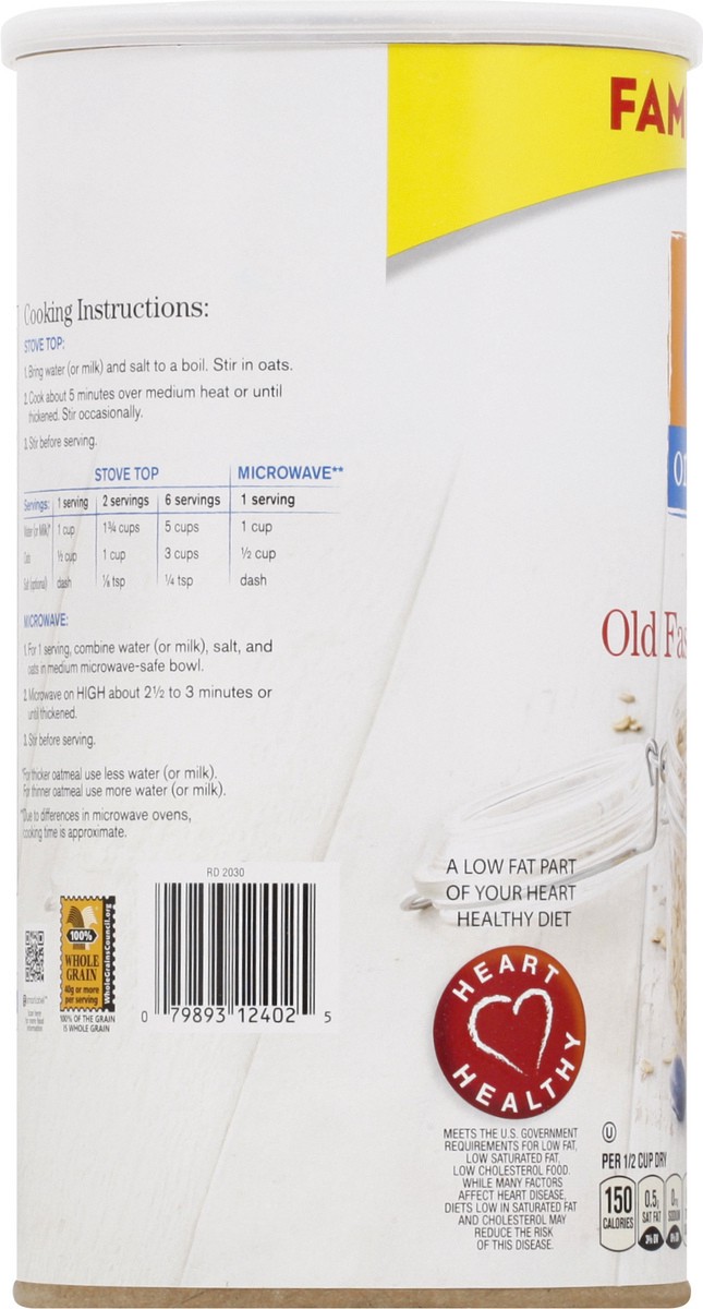 slide 7 of 9, O Orgnc Oatmeal Old Fashion Family Size, 