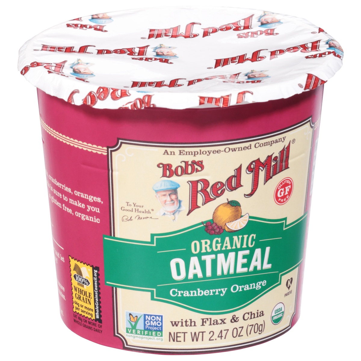 slide 4 of 9, Bob's Red Mill Oatmeal 2.47 oz, 2.47 oz