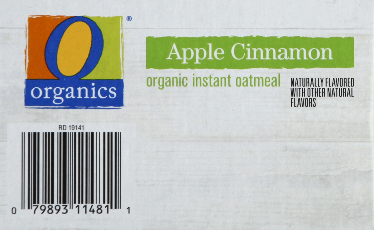 slide 3 of 7, O Orgnc Oatmeal Instant Apple, 