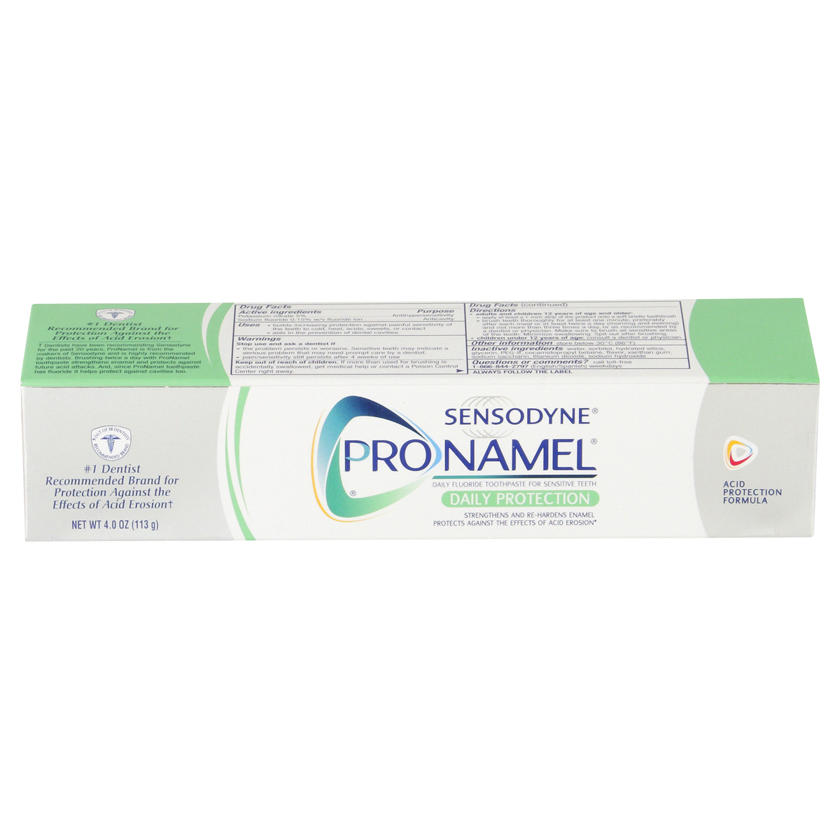 slide 2 of 5, Sensodyne ProNamel Mint Essence Daily Protection Toothpaste, 4 oz