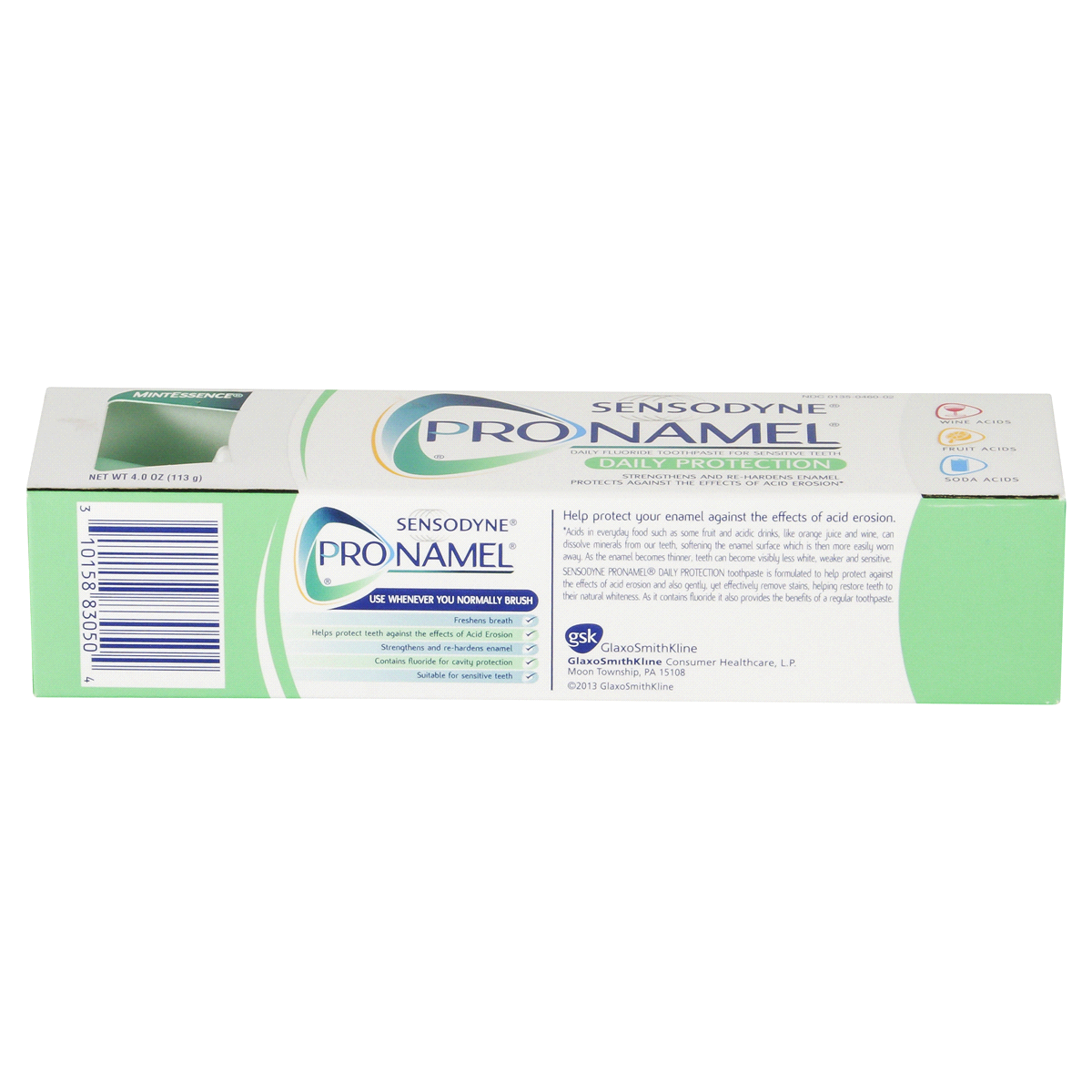 slide 4 of 5, Sensodyne ProNamel Mint Essence Daily Protection Toothpaste, 4 oz