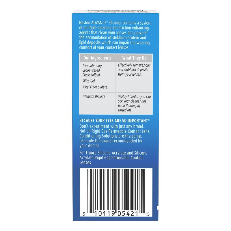slide 5 of 5, Boston Advance Travel Size Hard Contact Solution for Lens Cleaning - 1 fl oz, 1 fl oz