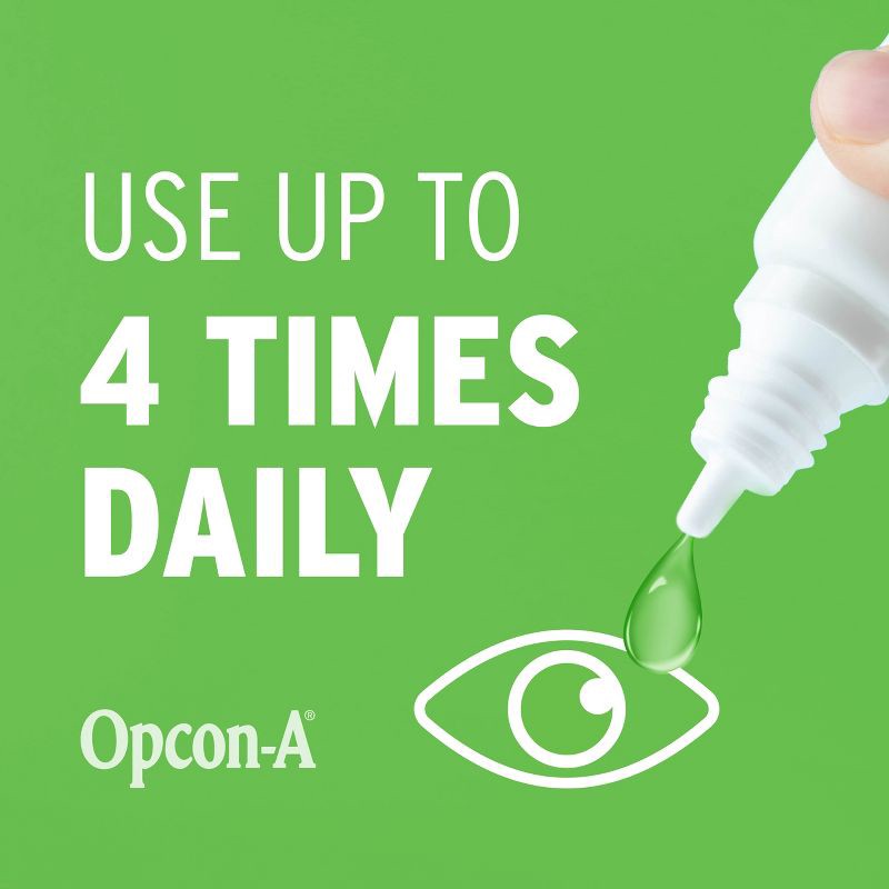 slide 6 of 7, Opcon A Opcon-A Allergy Eye Drops for Itch and Redness Relief - 0.5 fl oz, 0.5 fl oz