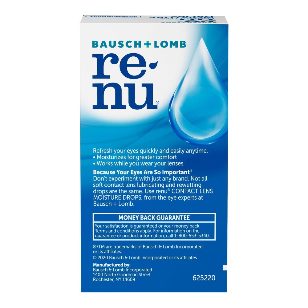 slide 4 of 9, Renu MultiPlus Lubricating/Rewetting Contact Lens Drops - .27 fl oz, 0.27 fl oz