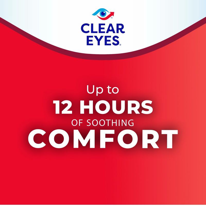 slide 5 of 7, Clear Eyes Redness Relief Eye Drops for Redness, Dryness, Burning, & Irritation - 0.5 fl oz, 0.5 fl oz