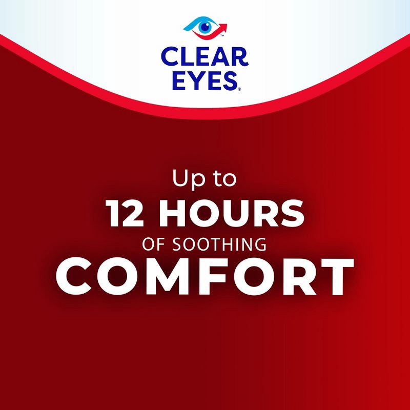 slide 5 of 7, Clear Eyes Maximum Strength Eye Drops for Redness Relief, Dryness, Burning, & Irritation - 0.5 fl oz, 0.5 fl oz