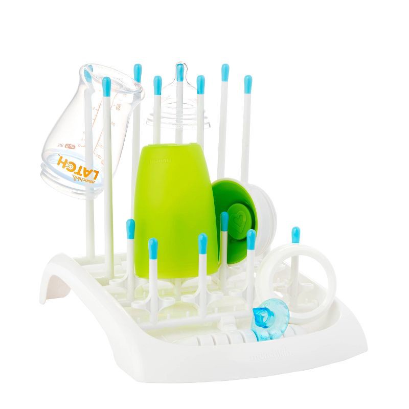 slide 7 of 8, Munchkin Fold Cup and Bottle Drying Rack - White, 1 ct