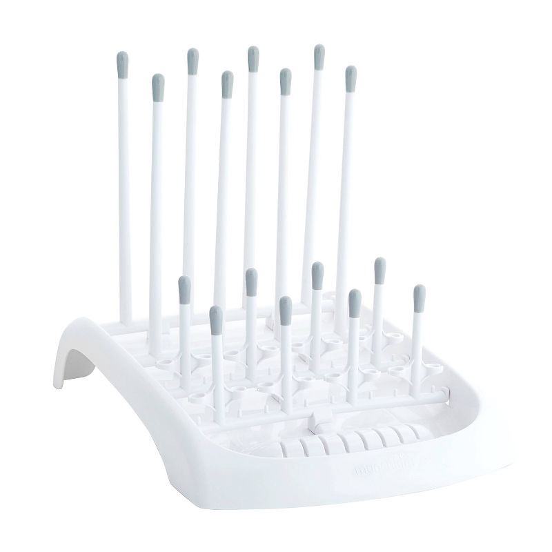 slide 1 of 8, Munchkin Fold Cup and Bottle Drying Rack - White, 1 ct