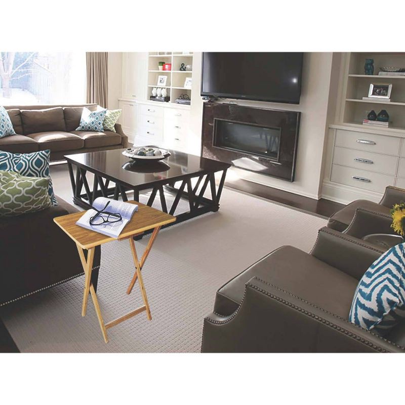 slide 2 of 3, Peakform TV Tray Wood Natural, 1 ct