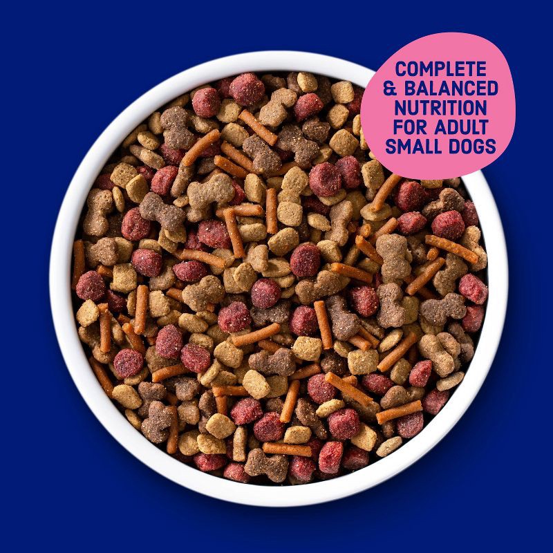 slide 3 of 9, Kibbles 'n Bits Mini Bits Savory Beef & Chicken Flavors Small Breed Complete & Balanced Dry Dog Food - 3.5lbs, 3.5 lb