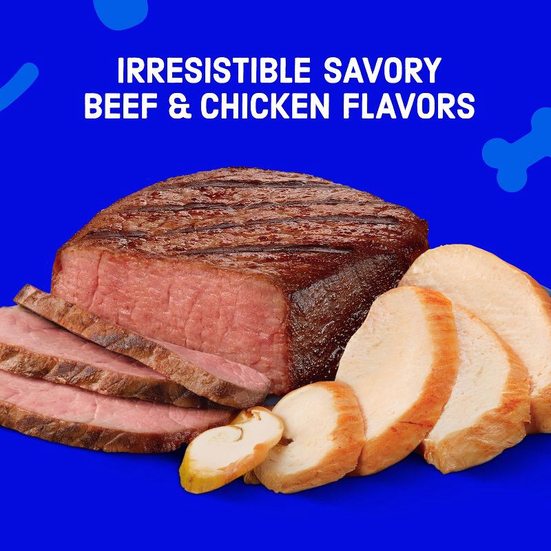 slide 4 of 10, Kibbles 'n Bits Original Savory Beef & Chicken Flavors Adult Complete & Balanced Dry Dog Food - 16lbs, 16 lb