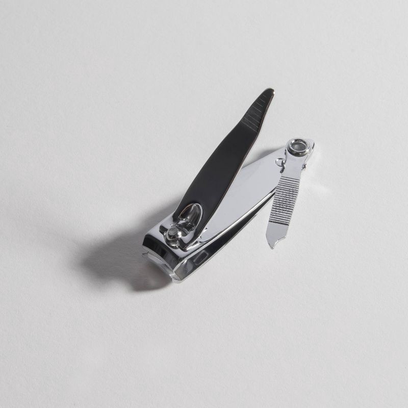 slide 5 of 5, Trim Quality Steel Fingernail Clipper with File, 1 ct