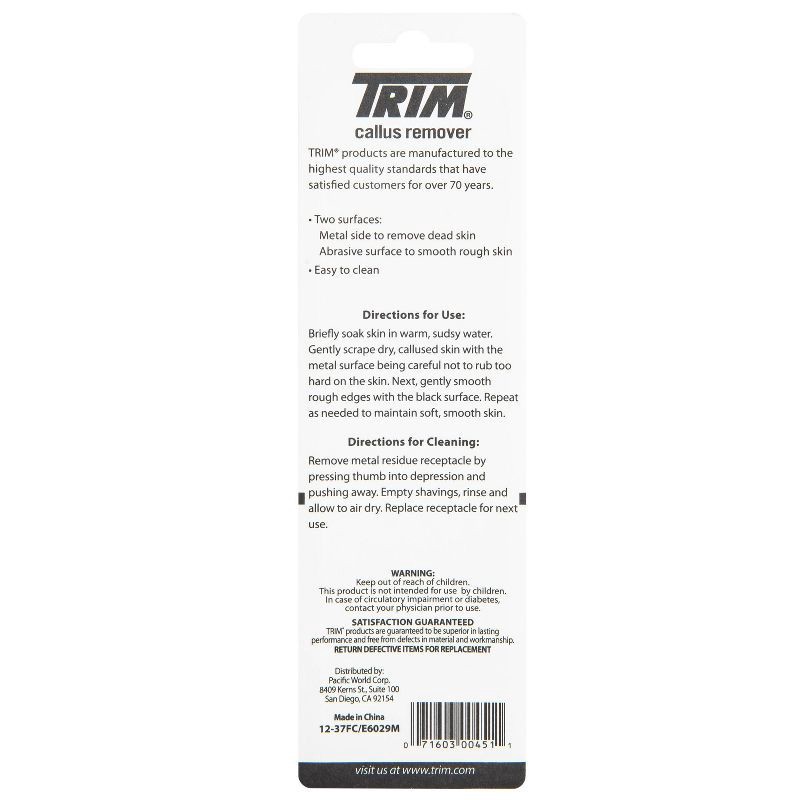 slide 2 of 5, Trim Neat Feet Coarse & Smooth Surface Callus Remover, 1 ct