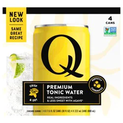 Q Drinks Tonic Sparkling Water 4 pk