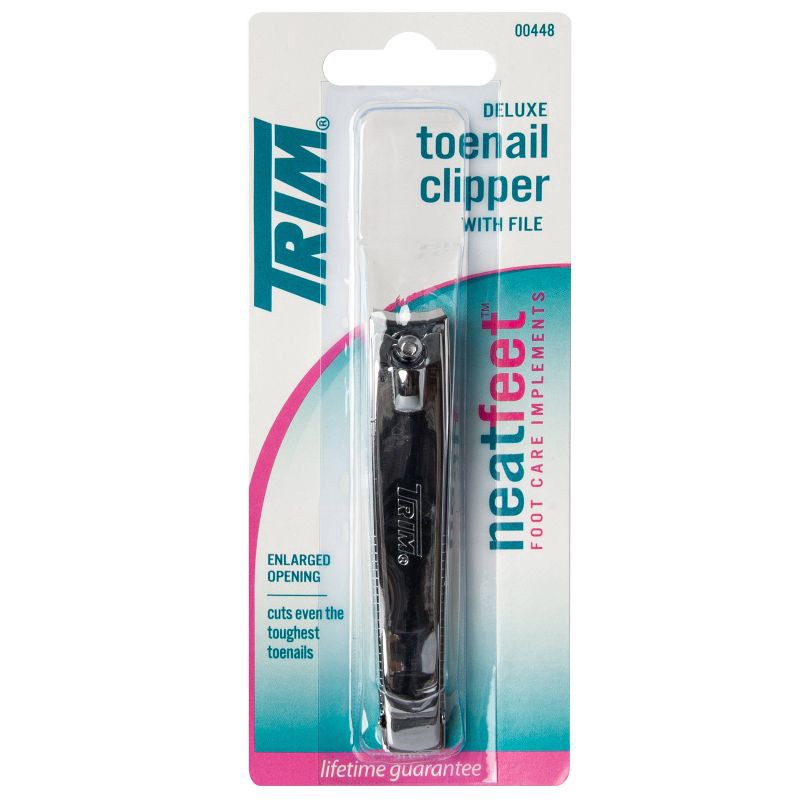 slide 1 of 5, Trim Neat Feet Deluxe Toenail Clipper with File, 1 ct