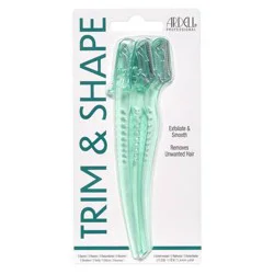 Ardell Eyebrow Shaper and Facial Razor Tool - 3ct