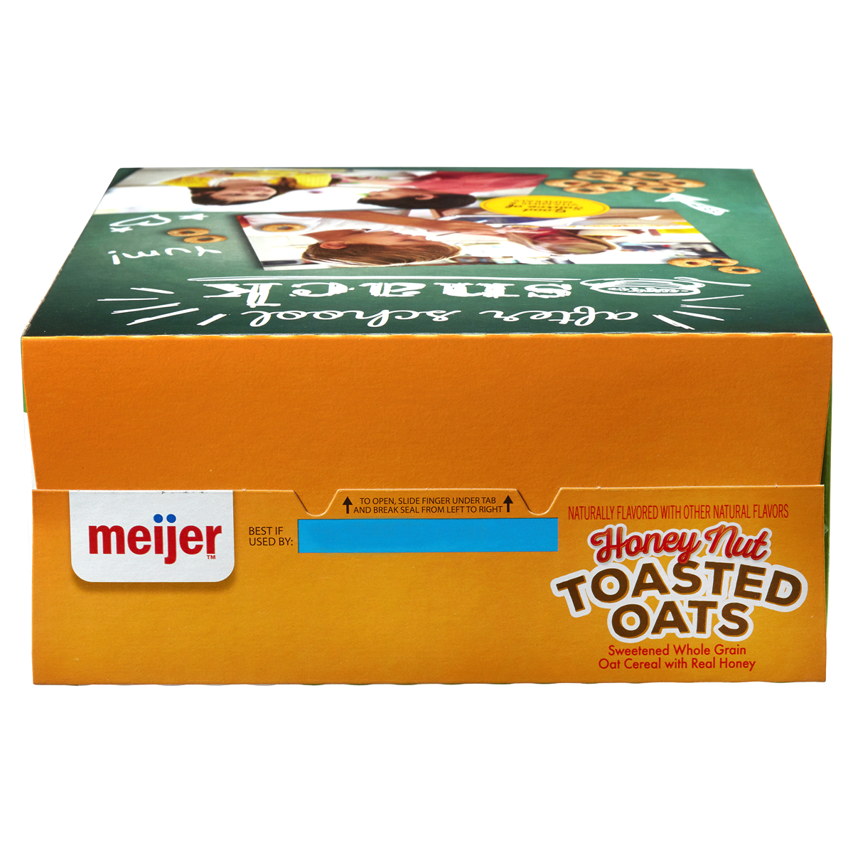 slide 4 of 5, Meijer Toasted Oats Honey Nut Cereal, 21.6 oz