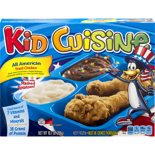 slide 1 of 1, Kid Cuisine All American Fried Chicken Frozen Dinner, 10.1 oz