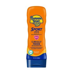 Banana Boat Ultra Sport Sunscreen Lotion - SPF 50+ - 8 fl oz: Face & Whole Body, Aluminum-Free, Dye-Free, Avobenzone