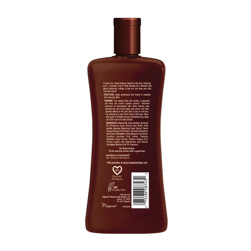 slide 2 of 7, Hawaiian Tropic Dark Tanning Oil - 8oz, 8 oz