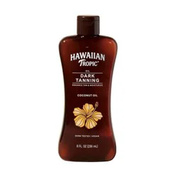 Hawaiian Tropic Dark Tanning Oil - 8oz: Whole Body, Tropical Scent, Tanning Lotions and Oils