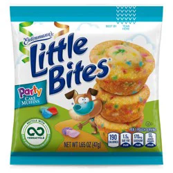 Entenmann's Little Bites Party Cake (Individual) Mini Muffins, 4 count, 1.65 oz