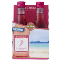 Barefoot Cellars White Zinfandel Wine 4 Single Serve