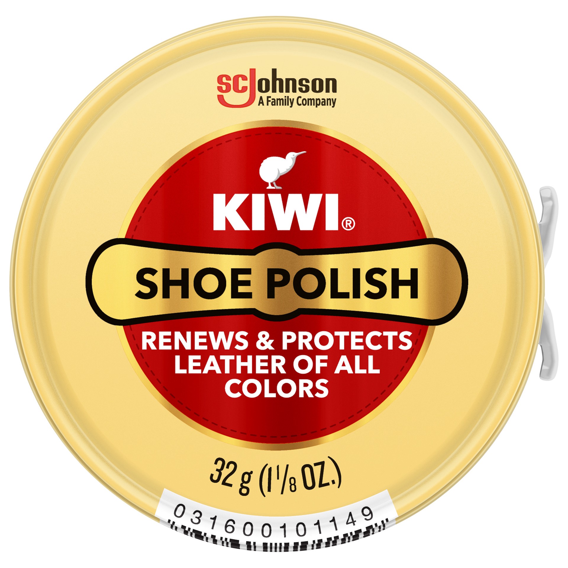 slide 1 of 1, KIWI Shoe Polish, Neutral, 1.125 oz (1 Metal Tin), 1.1 oz