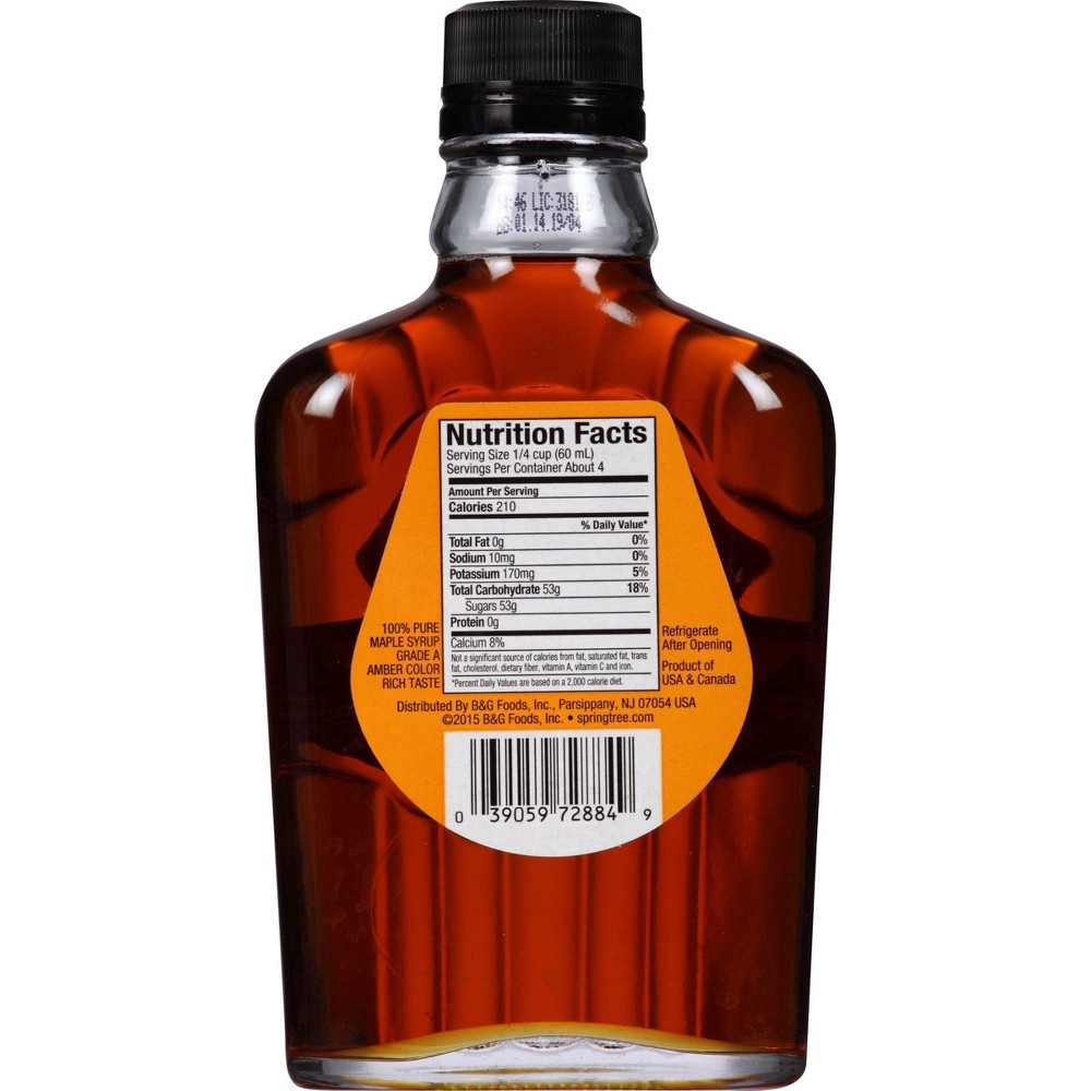 slide 2 of 21, B&G Spring Tree Pure Maple Syrup - 8.5 fl oz, 8.5 fl oz