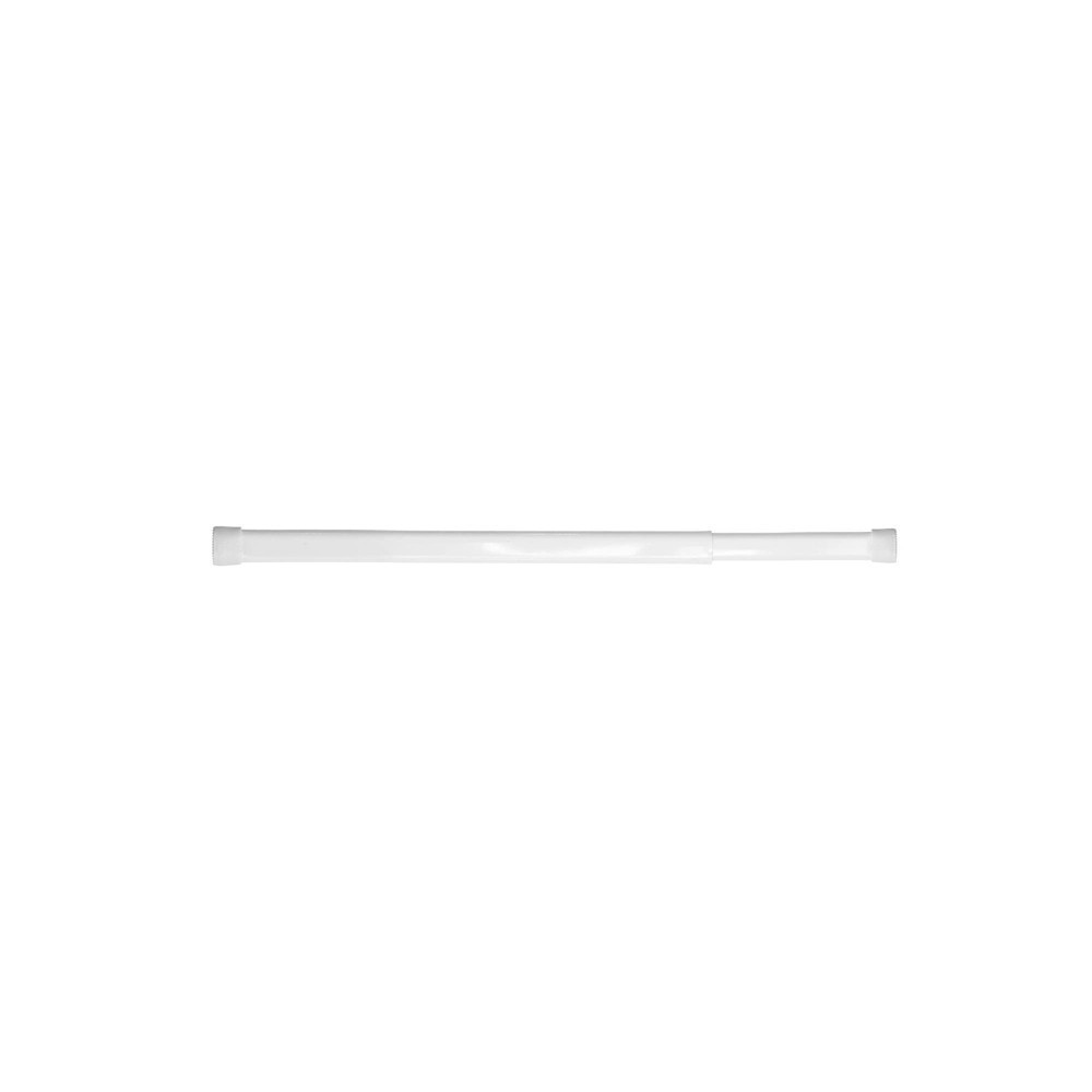 slide 3 of 3, 48"-84" Oval Spring Tension Curtain Rod White - Room Essentials, 1 ct